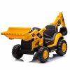 Otroški električni bager kopač z lopato CAT