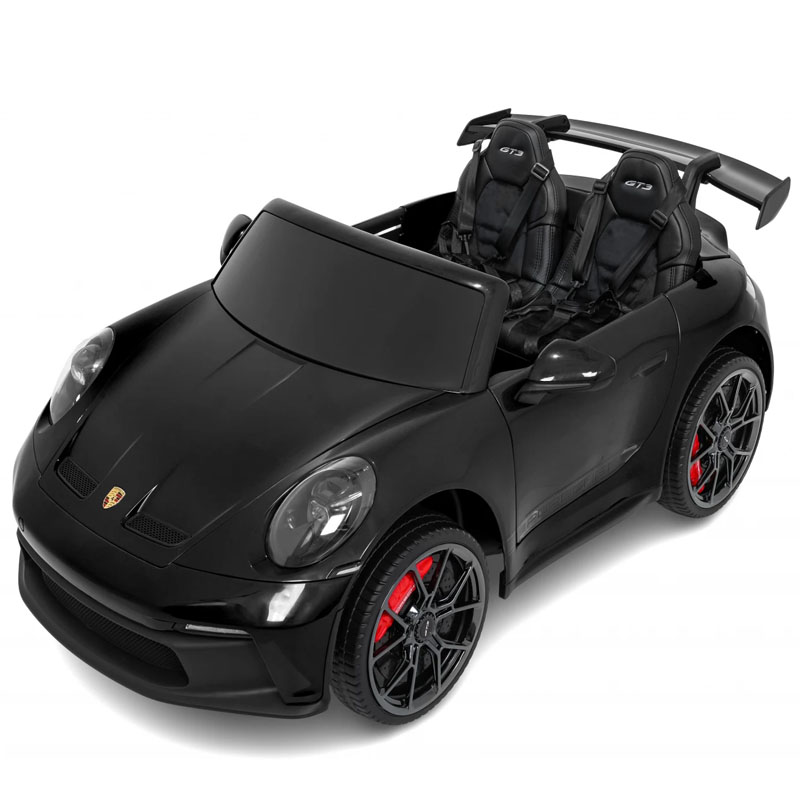 Avto na akumulator dvosed Porsche GT3 800W - MP4 - Črni - slika 5