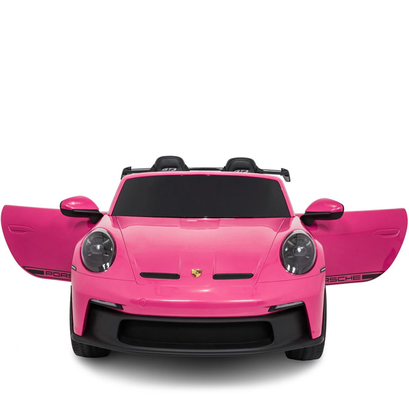 Avto na akumulator dvosed Porsche GT3 800W - MP4 - Roza - slika 2