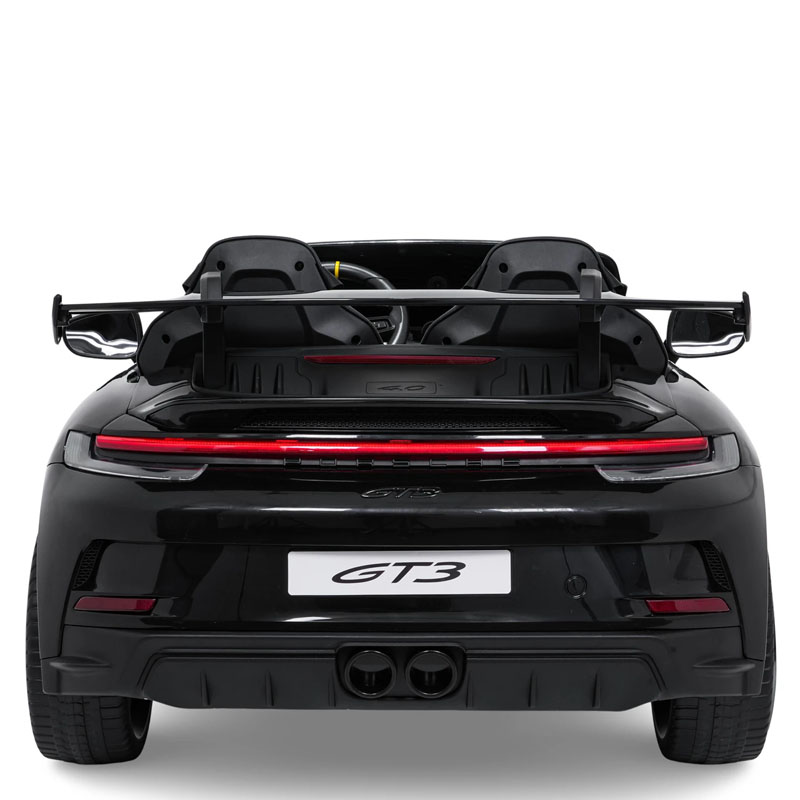 Avto na akumulator dvosed Porsche GT3 800W - MP4 - Črni - slika 3