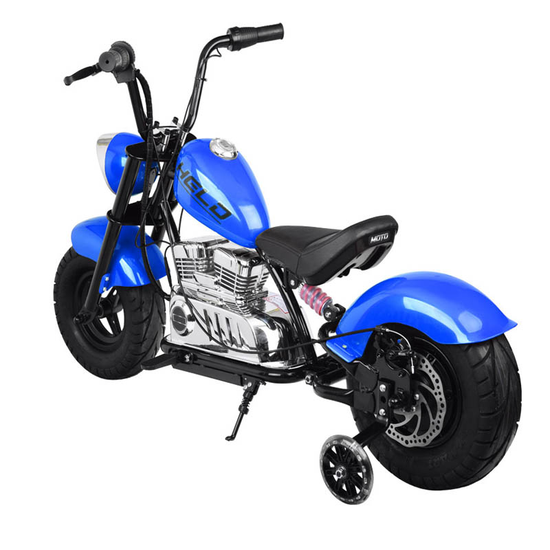 Električni motor Chopper 80 kg - moder - 20km/h - slika 3