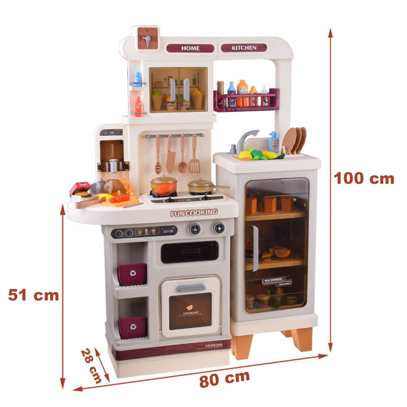 Otroška kuhinja "Fun Cooking" z dodatki - slika 2