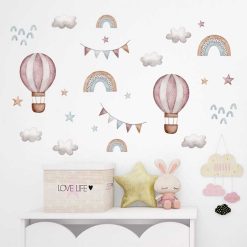 otroške stenske nalepke z baloni