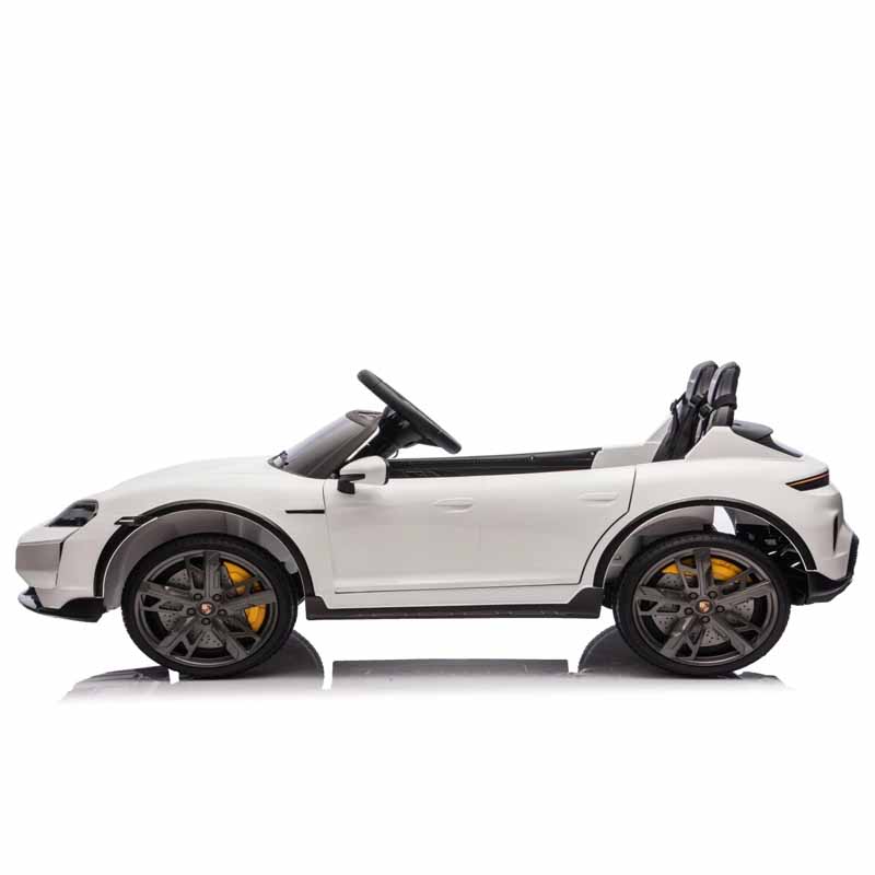 Otroški avto Porsche Taycan Turbo S - beli - slika 3