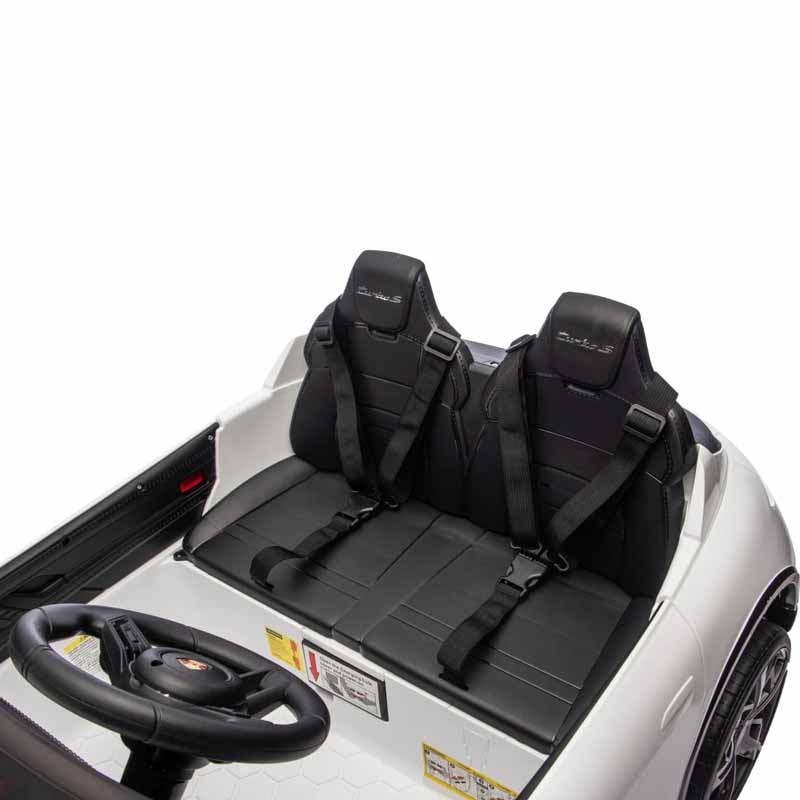 Otroški avto Porsche Taycan Turbo S - beli - slika 5