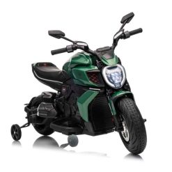 otroški električni motor Bentley Ducati Diavel V4 v zeleni barvi
