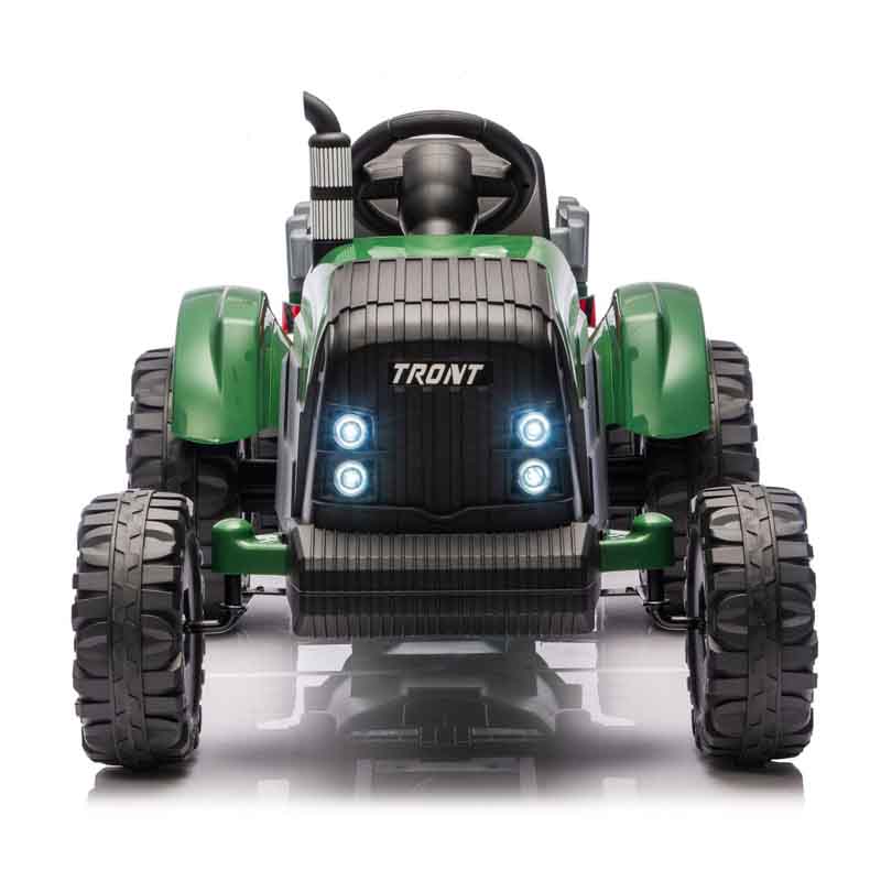 Otroški električni traktor 24V Tront - temno zelen - slika 2