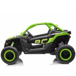 dvosedežni električni buggy 24v - pogled s strani