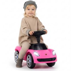 Otroški poganjalec Porsche Carrera GT - roza