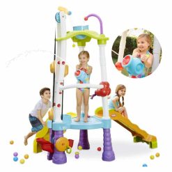 Little Tikes veliko otroško igralo s toboganom in vodnim topom