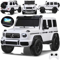 Avto na akumulator XXL Mercedes G63 AMG 4x4 800W 24V - Beli