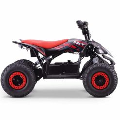 Otroški električni štirikolesnik - pogled od strani