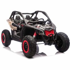 Otroški Buggy Can-AM MAVERICK RS 800W - Črni -Napihljiva kolesa