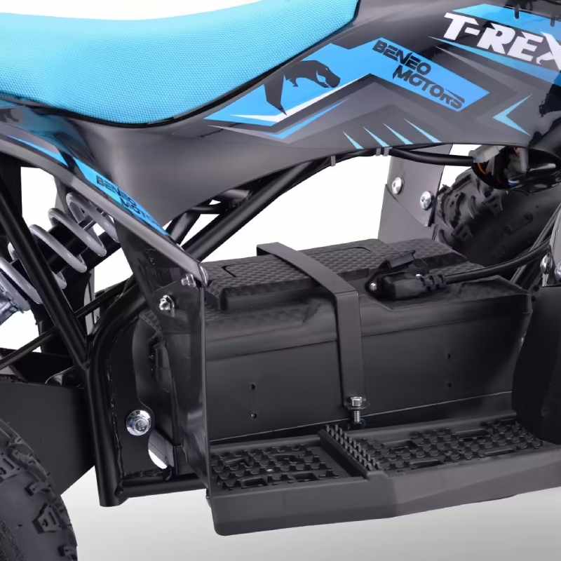 Otroški električni štirikolesnik T-Rex 1300W - moder - slika 2