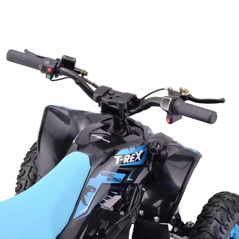 Otroški električni štirikolesnik T-Rex 1300W - moder - slika 3